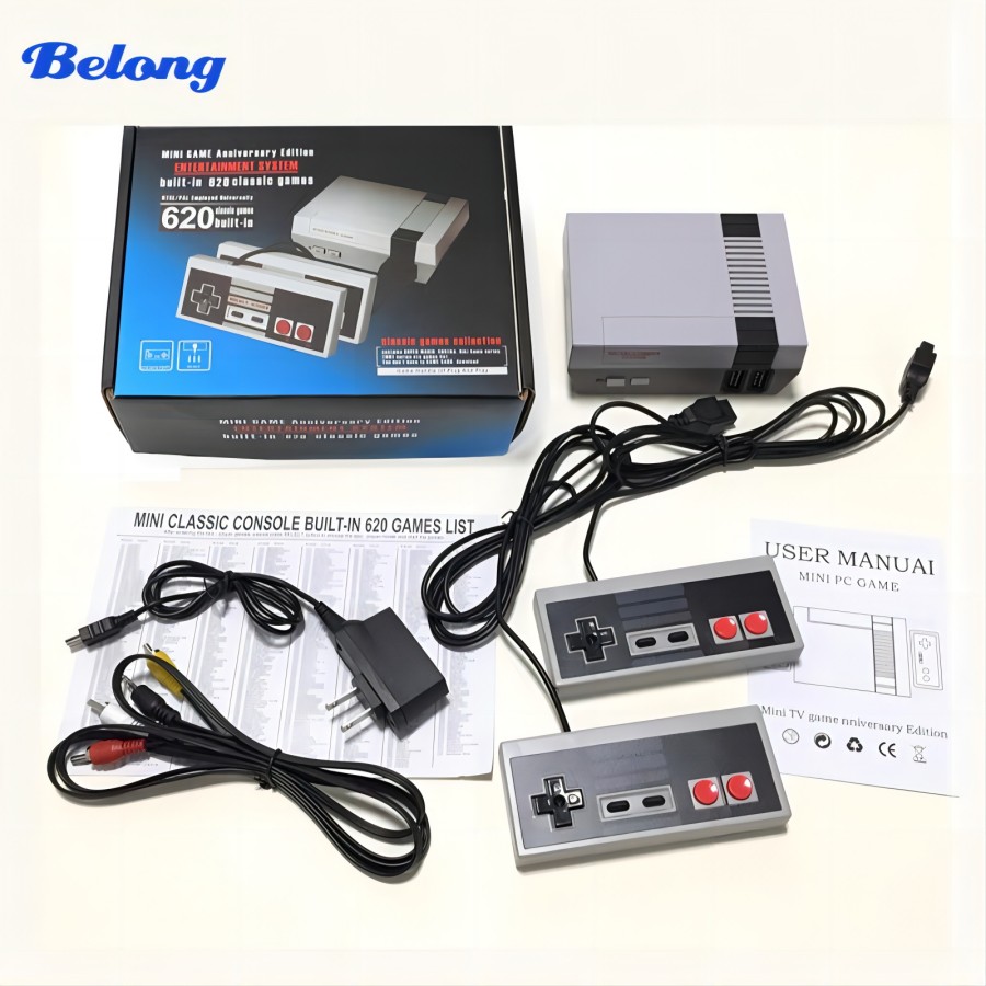 Wholesale Mini Retro Classic Family Handheld Player HDTV US AU UK Plug Gaming Consoles Classic Console 620 Games
