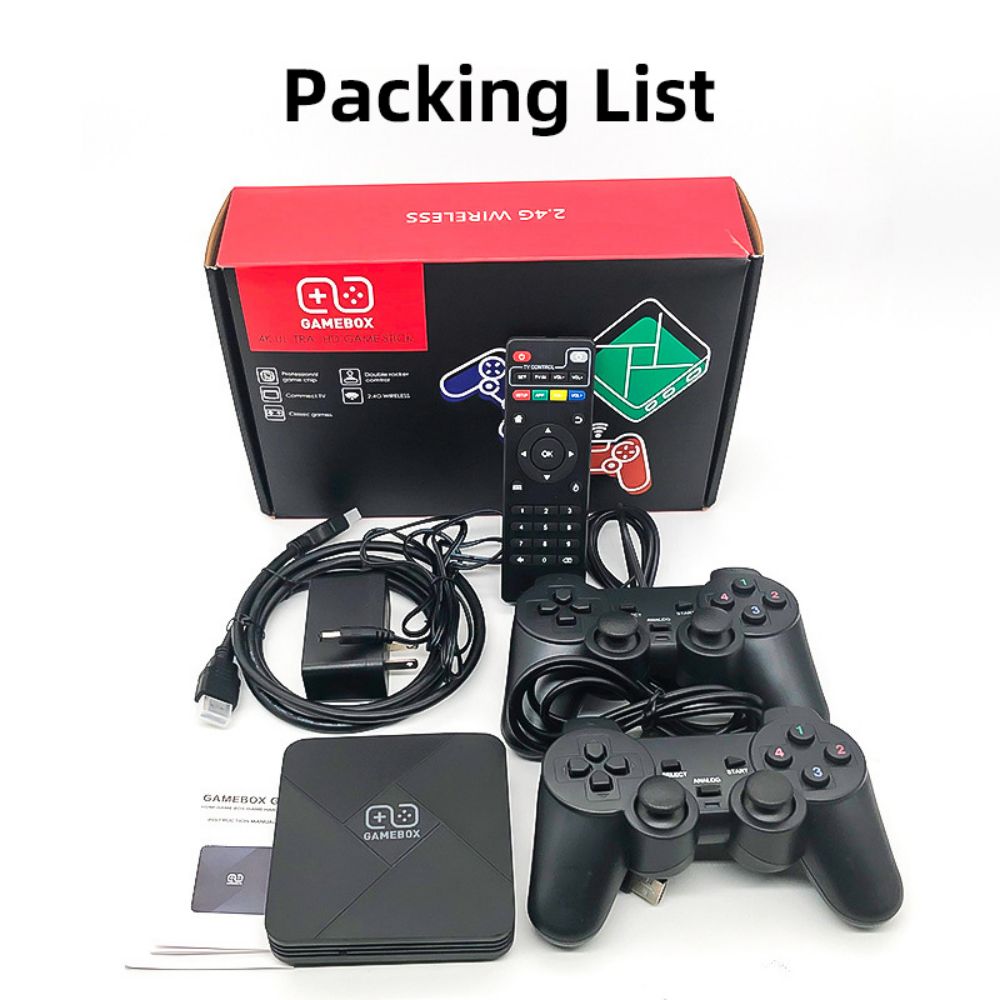 hot selling Game Box G5 TV Gaming Console 30000+ Classic Games 64/128GB Mini Consola TV Box Retro Video Game Console