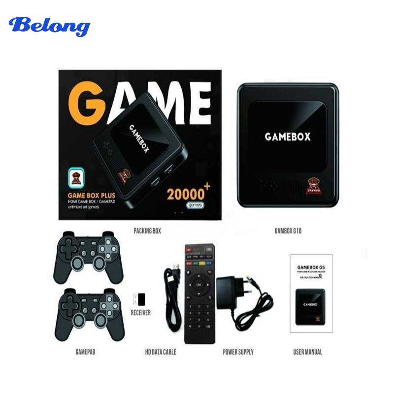 Fast Delivery G10 Retro video game consoles Game box 4K HD Output Built in 30000 Games Classic Gaming Console For PS1