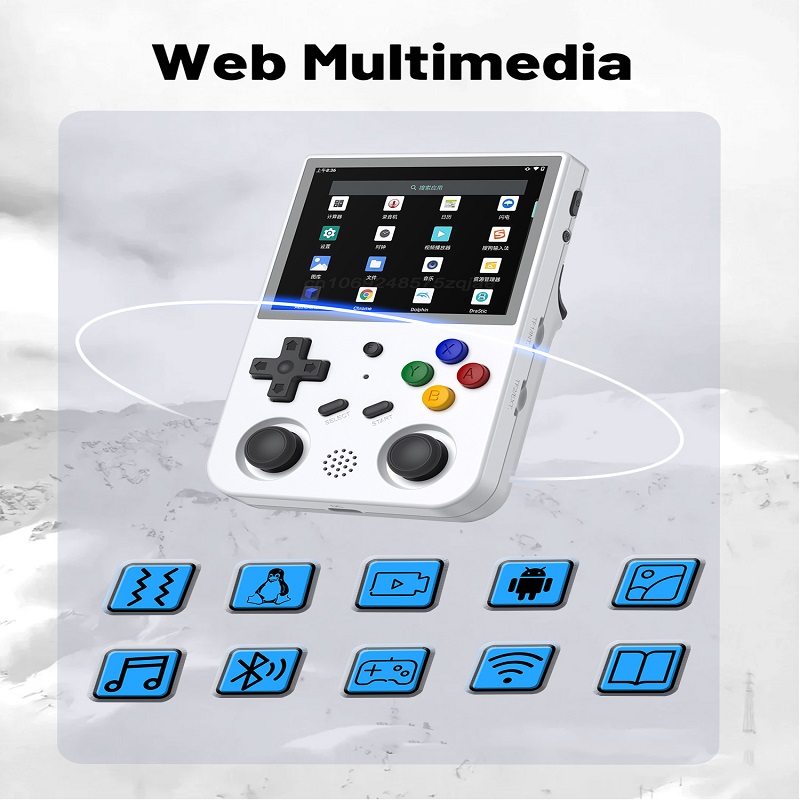 Anbernic RG353V/RG353VS Handheld Game Console Mini Miyoo Pocket Style 3.5 Inch Screen Video Game consoles For PS1/SFC