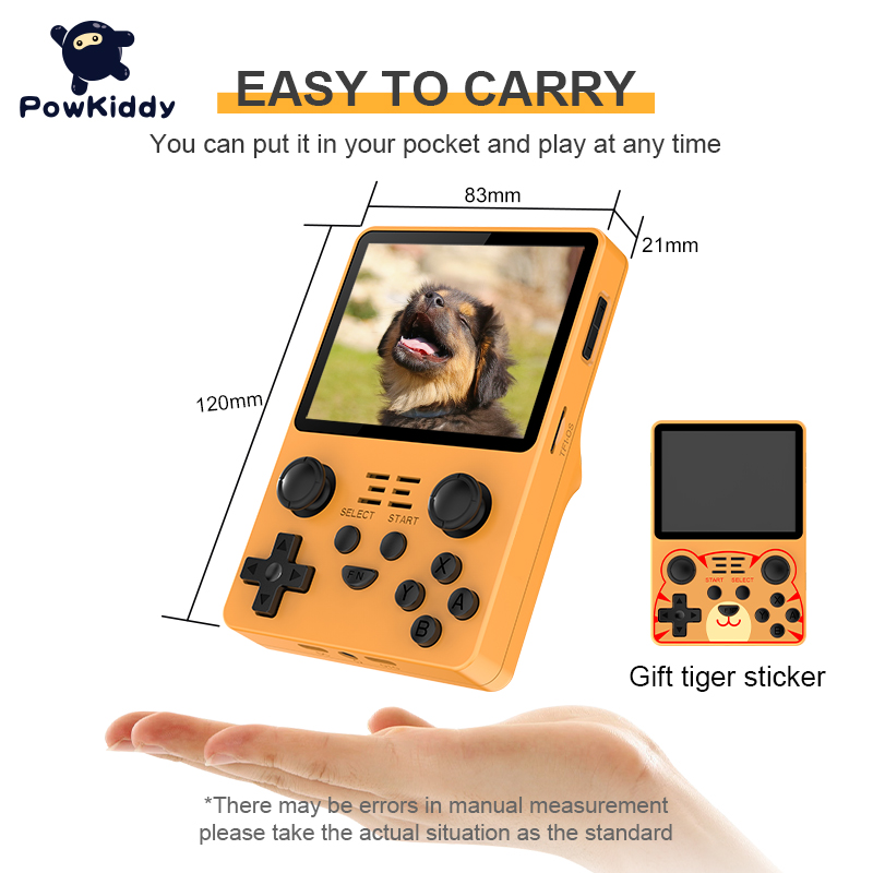 Powkiddy RGB20S Handheld Game Console 3.5 IPS Screen Inch 20Simulators Portable Classic Retro Gaming Player For PSP/N64