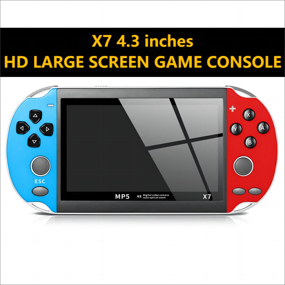 best selling  X7 5.1Inch Screen Handheld Game Player Video Game Consoles Built in 10000 Games With 8GB Memory 64Bit