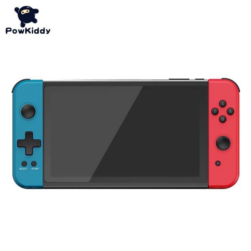 Powkiddy X70 7 inch portable Handheld Game Console Support Controller Two Players For PS1 MD Retro Video Games Player TV Out Box