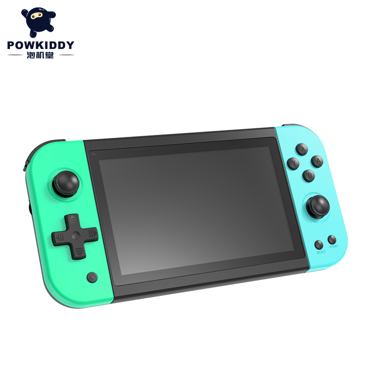 NEW POWKIDDY X51 5 inch Handheld Video Game Console For PS1 FC 3D Joystick Retro Games Player Support HD TV Out Gaming Consoles