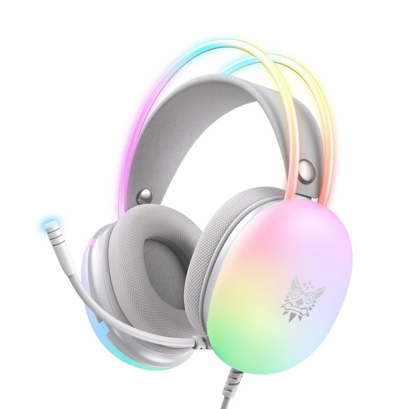 ONIKUMA X25 Rgb Gaming Headset With Noise Reduction Mic Pc 3.5mm with RGB breath light Headphones Onikuma