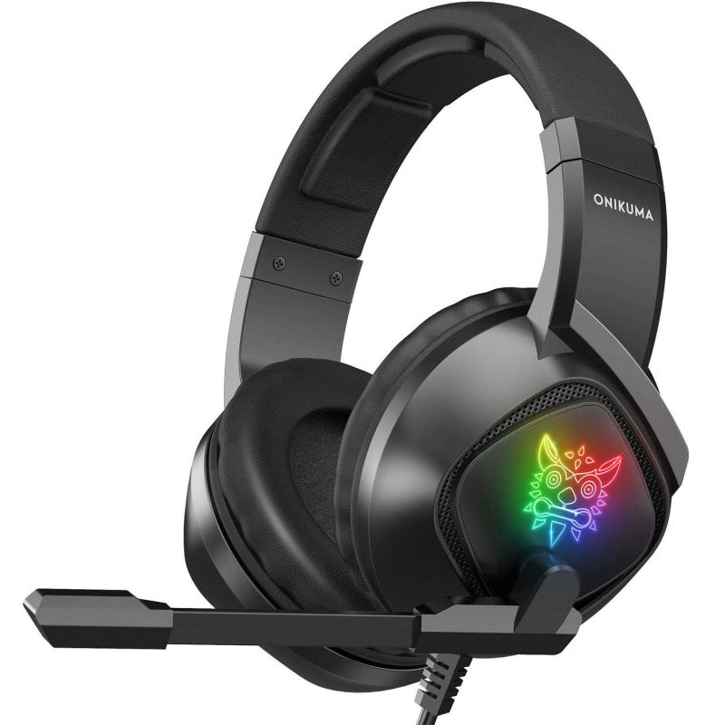 Ancreu ONIKUMA K19 Wired Best Cost Performance Cheap PC PS4 LED RGB Gaming Headset for gamer