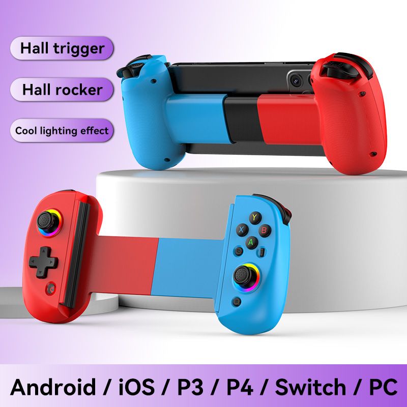 Universal Gamepad RGB Mobile Game Joystick Controller for Switch Android ios Mobile phone Gaming Controller