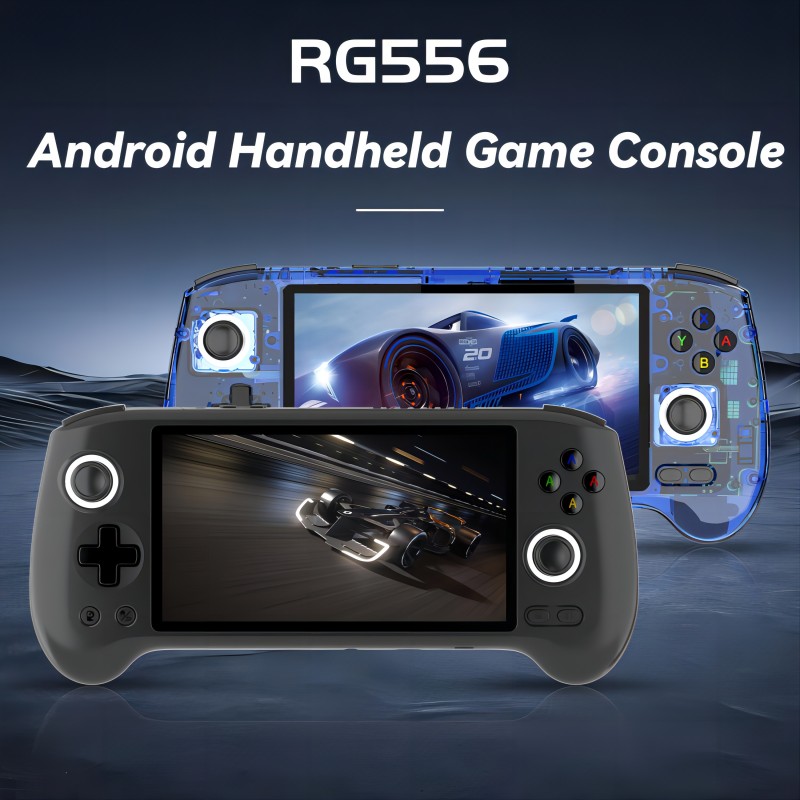 ANBERNIC New Handheld Game Console RG556 Android 13 System Retro Games Console Oled Gaming Player 5.5