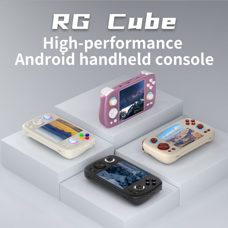 new Anbernic RG CUBE video gaming player 3.95-inch IPS screen retro handheld game console for ps2